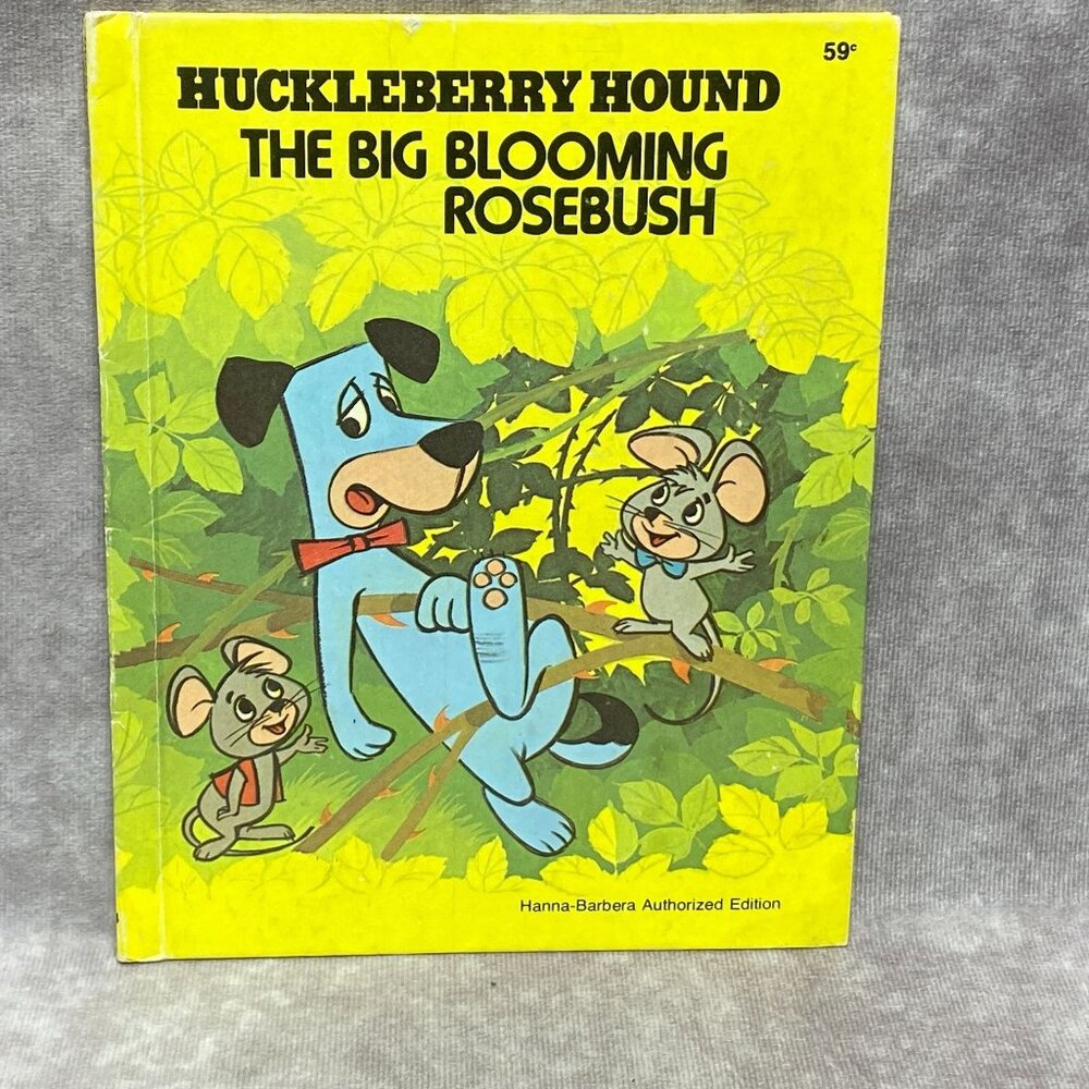 Huckleberry Hound The Big Blooming Rosebush Vintage Wonder Books 1976